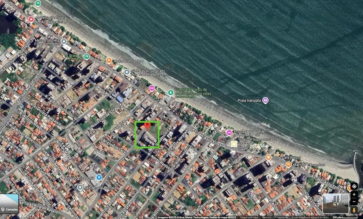 Апартаменты 150M Da Praia Pereque, 3 Quartos, Amplo E Aconchegante Порту-Белу Бразилия